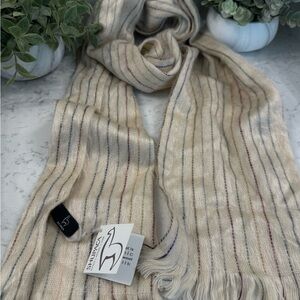 Shupaca Alpaca Wool Scarf with Stripes NWT